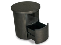 Magnussen Home Bosley Coffee Bean Round Cocktail Table With 2 Round End Table