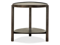 Magnussen Home Hadleigh Black Coffee Bean Shaped Accent End Table
