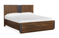 Magnussen Home Jensen Tavern Brown Queen Panel Bed With 2 Nightstands
