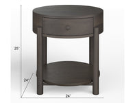 Magnussen Home Hadleigh Black Coffee Bean Shaped Nesting Cocktail Table With End Table
