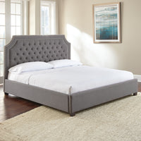 Wilshire King Bed GrayALL E-COMMERCE