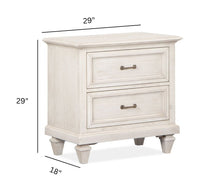 Magnussen Home Newport Alabaster Drawer Nightstand