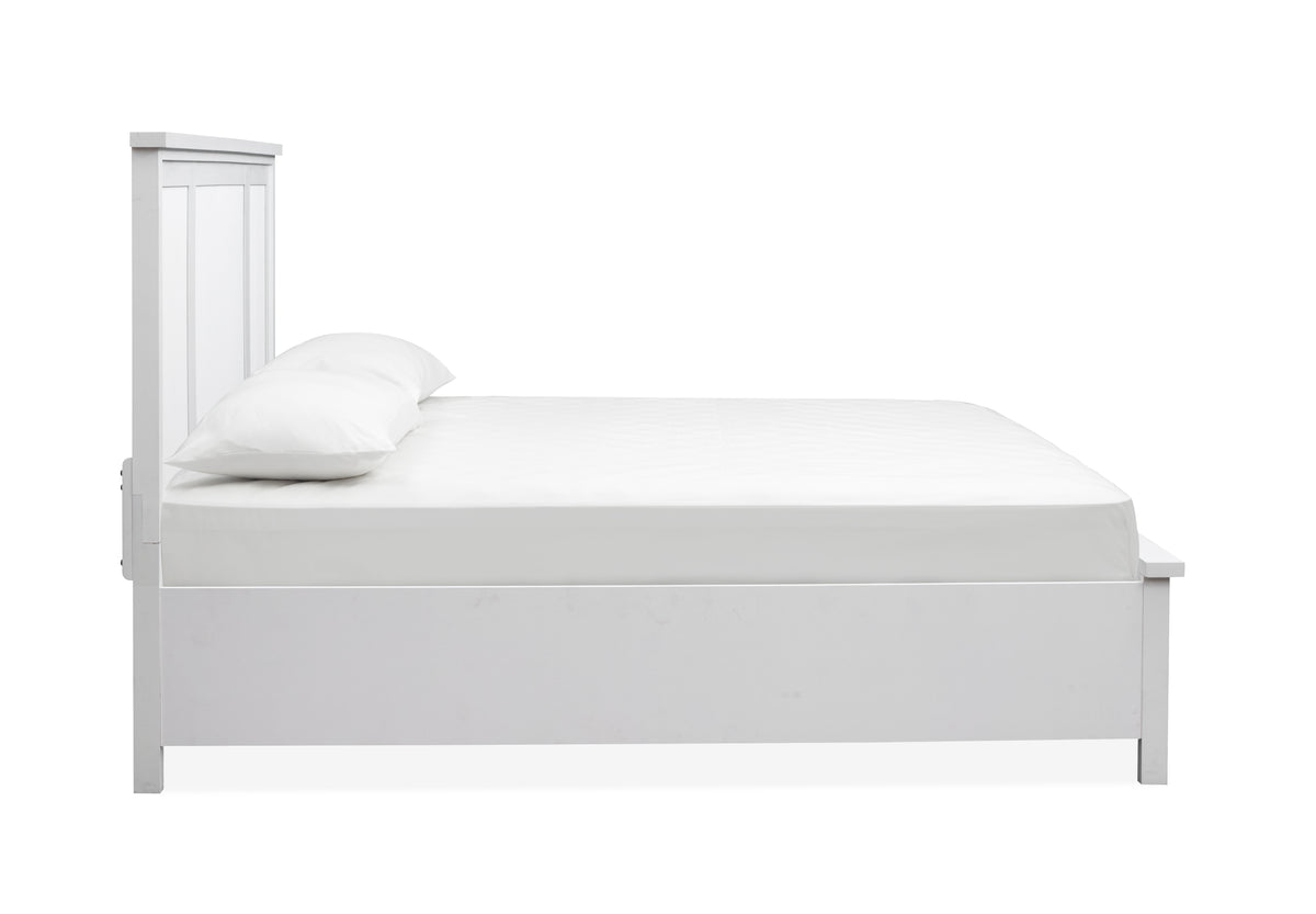 Salt Life Home Windmill Harbour White Whisp And Sand King Panel Bed
