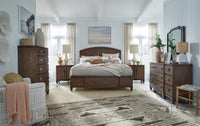 Salt Life Home Sugar Mill Spiced Rum King Panel Bed With 2 Nightstands