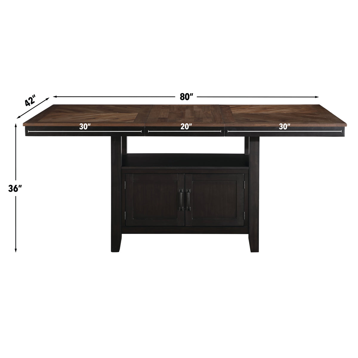Bermuda 6-Piece Counter Dining Set