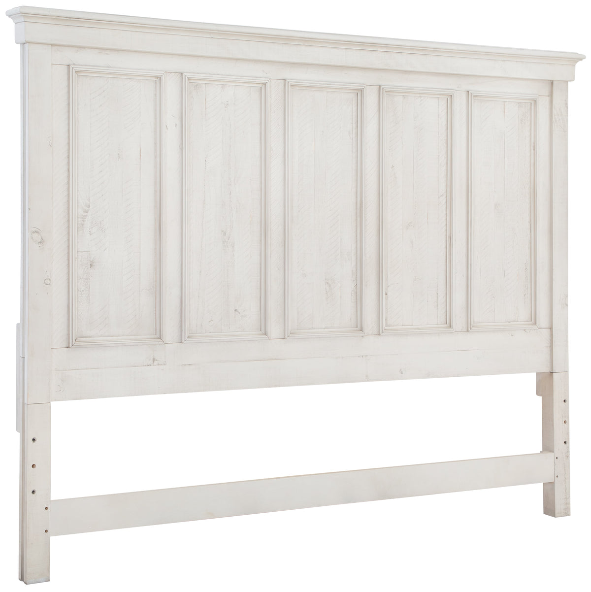Magnussen Home Newport Alabaster King Panel Bed With Nightstand