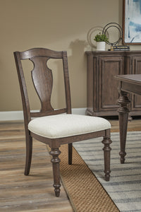 Pulaski Saddle Creek Timber Brown Wood Back Side Chair Two Pack