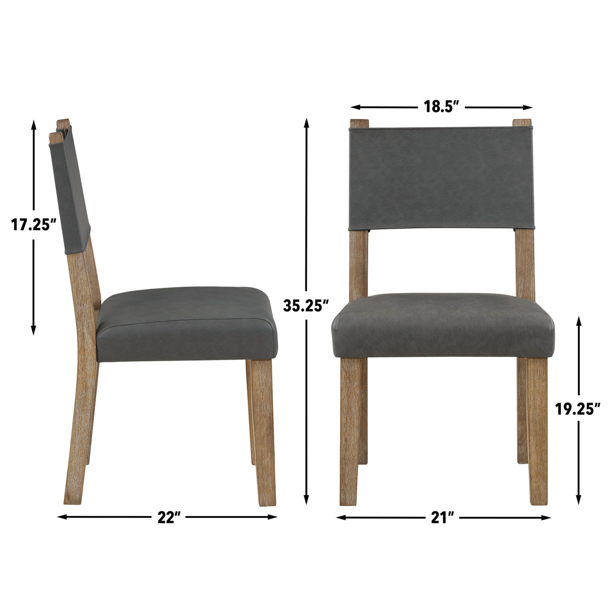 Aubrey Brown 7pc w/ Uph Chair