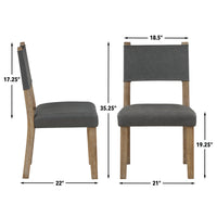 Aubrey Brown 7pc w/ Uph Chair
