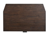 Magnussen Home Tauren Coffee Bean Queen Panel Bed With Nightstand