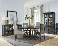 Magnussen Home Bellamy Peppercorn Side Chair Two Pack
