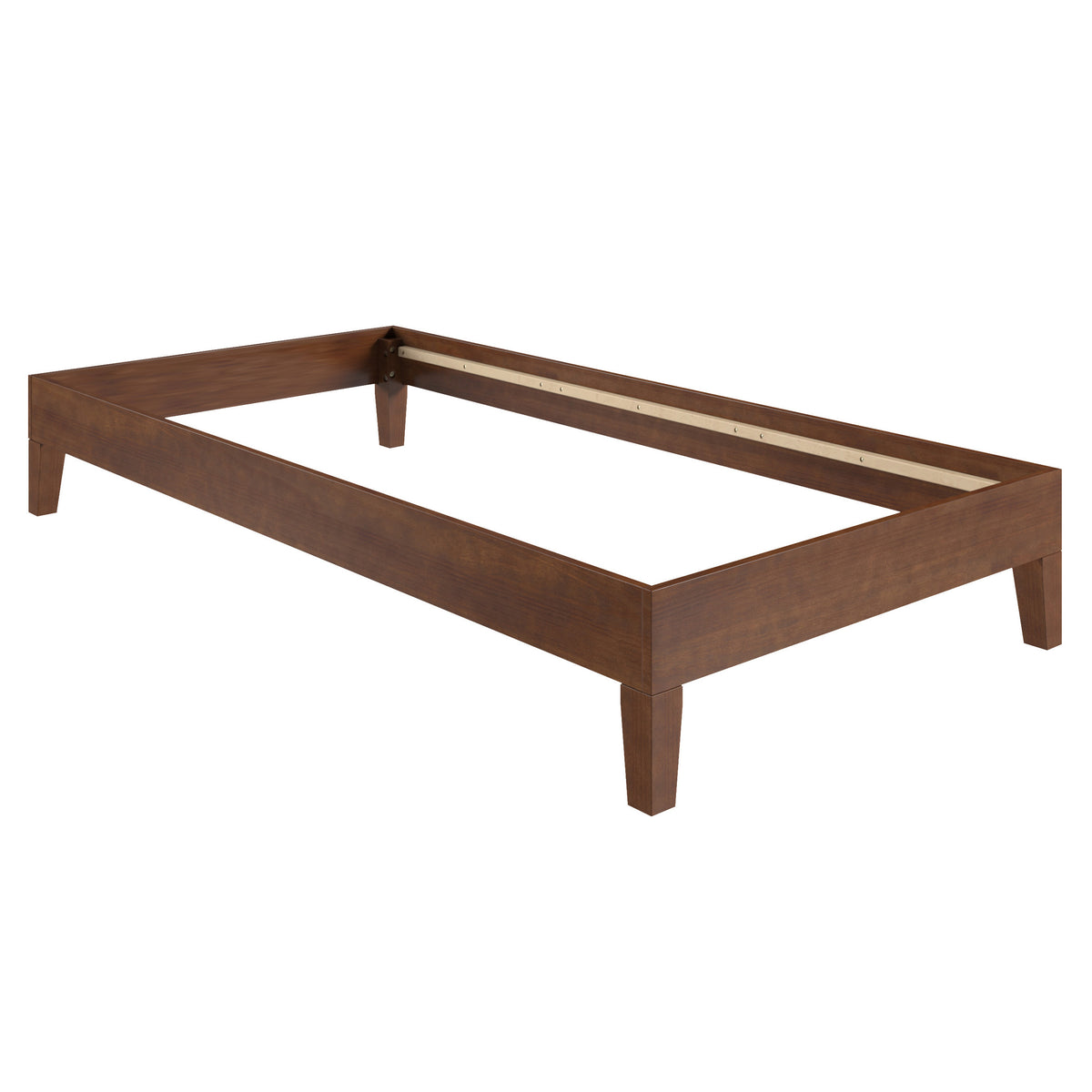 Nix Solid Wood Twin Platform Bed, Natural