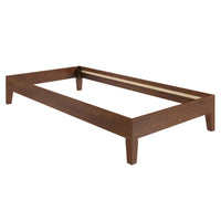 Nix Solid Wood Twin Platform Bed, Natural