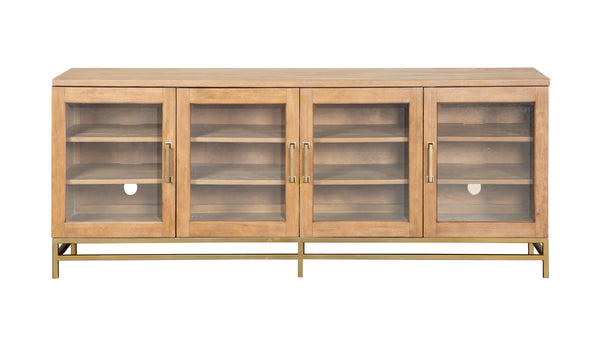 Magnussen Home Lindon Belgian Wheat Small Console