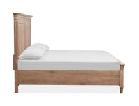 Magnussen Home Harmony Heights Belgium Wheat Queen Panel Bed With Nightstand