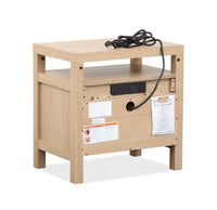 Magnussen Home Merrifield Sandstone Beige King Panel Bed With Nightstand
