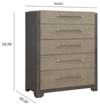 Pulaski Anderson Park Moose Trail And Frontier Brown California King Upholstered Panel Bed 2 Open Nightstands Drawer Dresser With Mirror And Drawer Chest