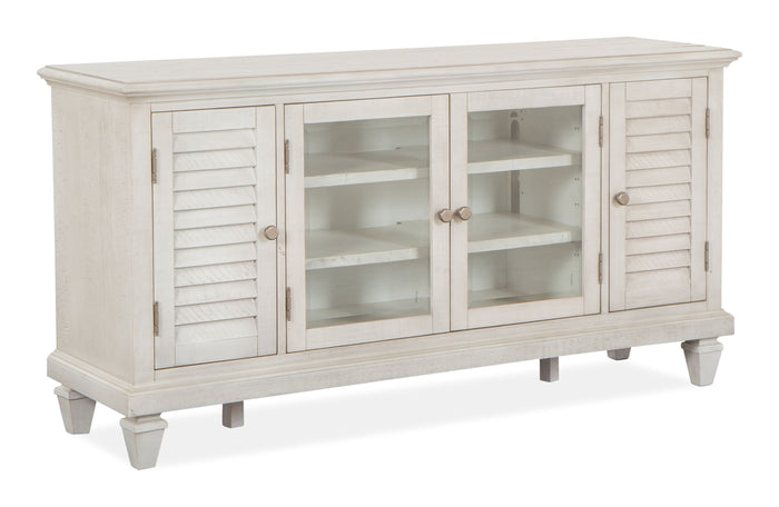 Magnussen Home Newport Alabaster Small Console