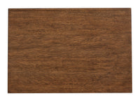 Magnussen Home Ridgefield Russet Queen Upholstered Panel Storage Bed With Open Nightstand