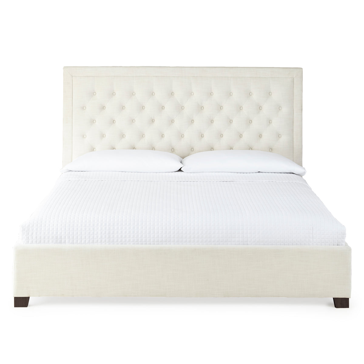 Isadora King Bed WhiteALL E-COMMERCE
