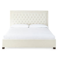 Isadora King Bed WhiteALL E-COMMERCE