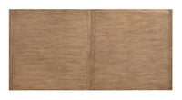 Magnussen Home Plum Creek Sierra Brown Extendable Trestle Dining Table