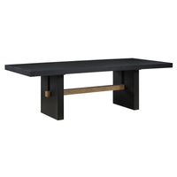 Aubrey Black 7pc Dining Set
