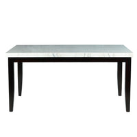 Westby White Marble Top Dining