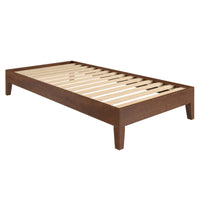 Nix Solid Wood Twin Platform Bed, Natural