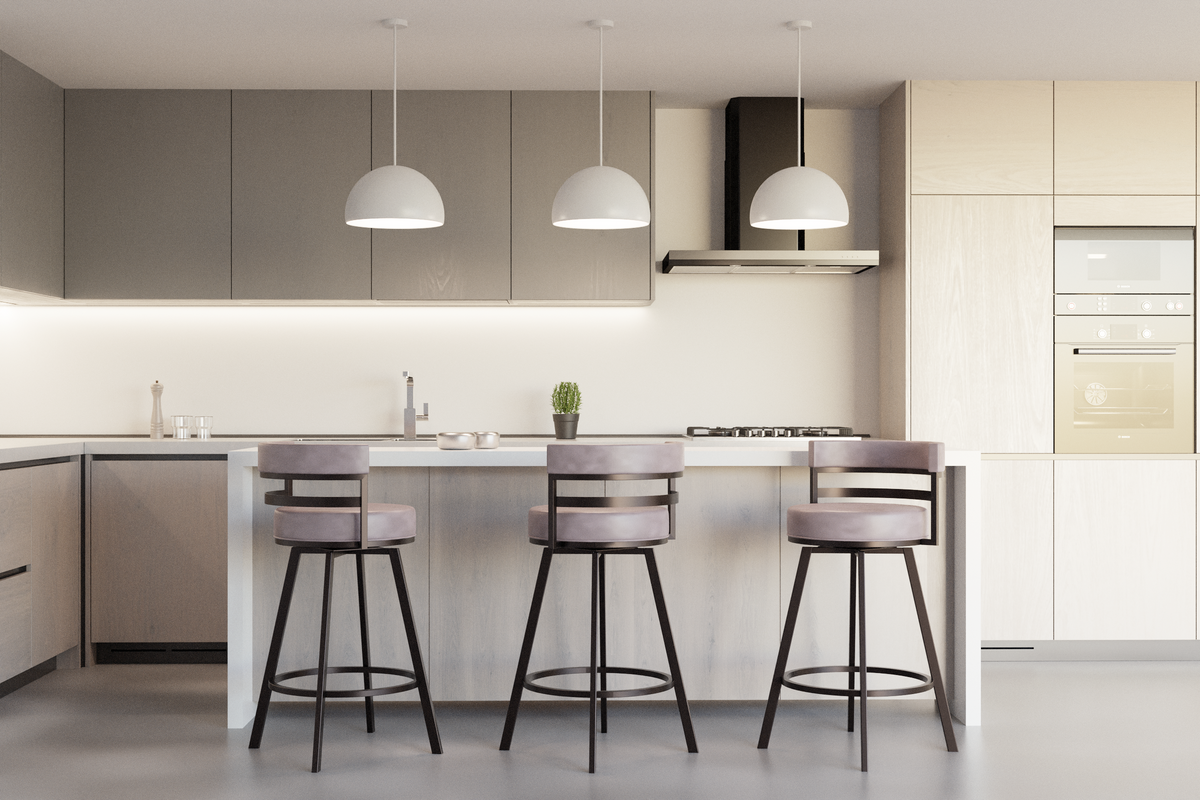 Gene 30-inch Swivel Bar Stool