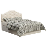 Dawson Queen Headboard Silver PU