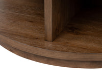 Magnussen Home Oswald Brown Round Cocktail Table With 2 End Tables