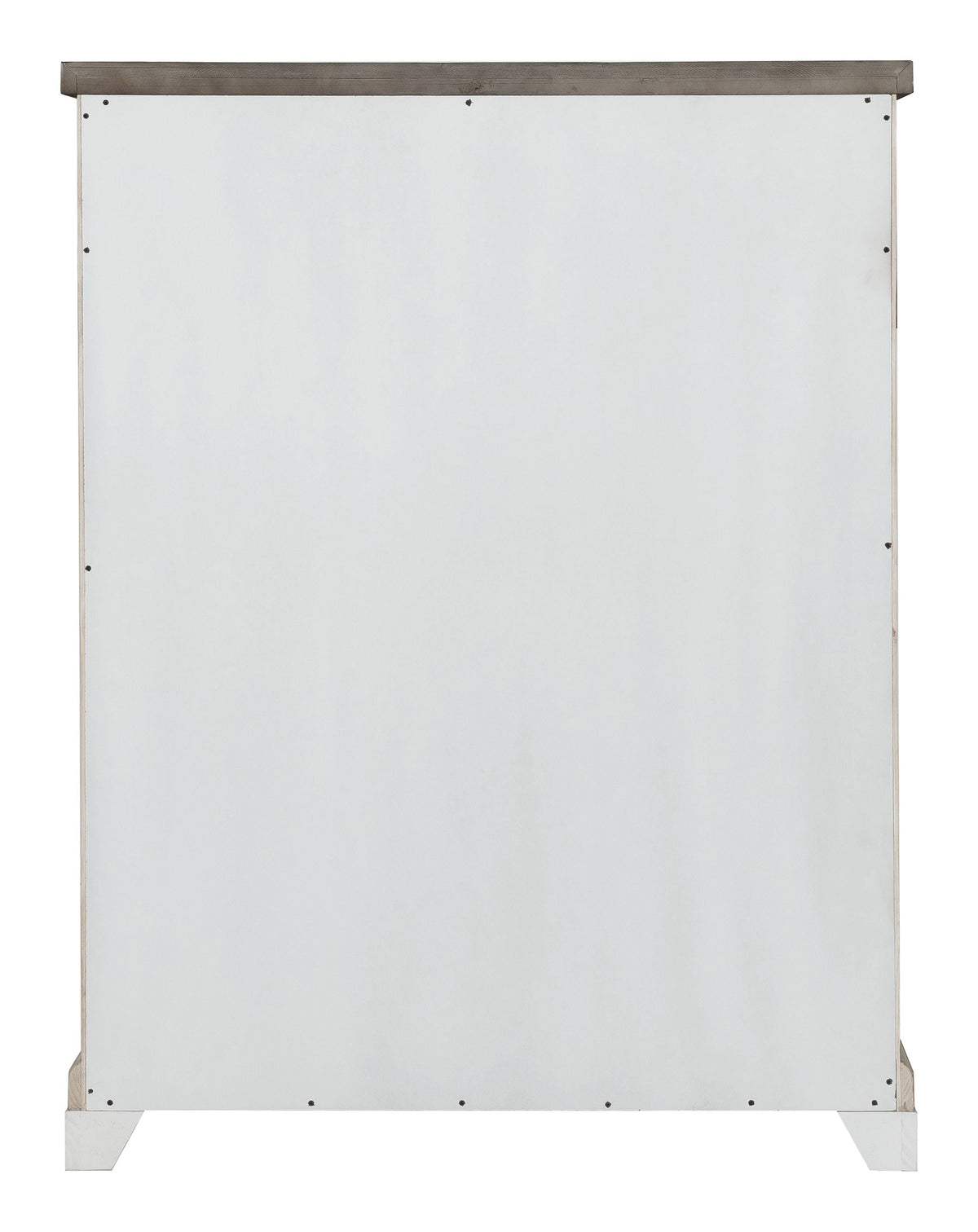Samuel Lawrence Valley Ridge Distressed White 5 Drawer Chest