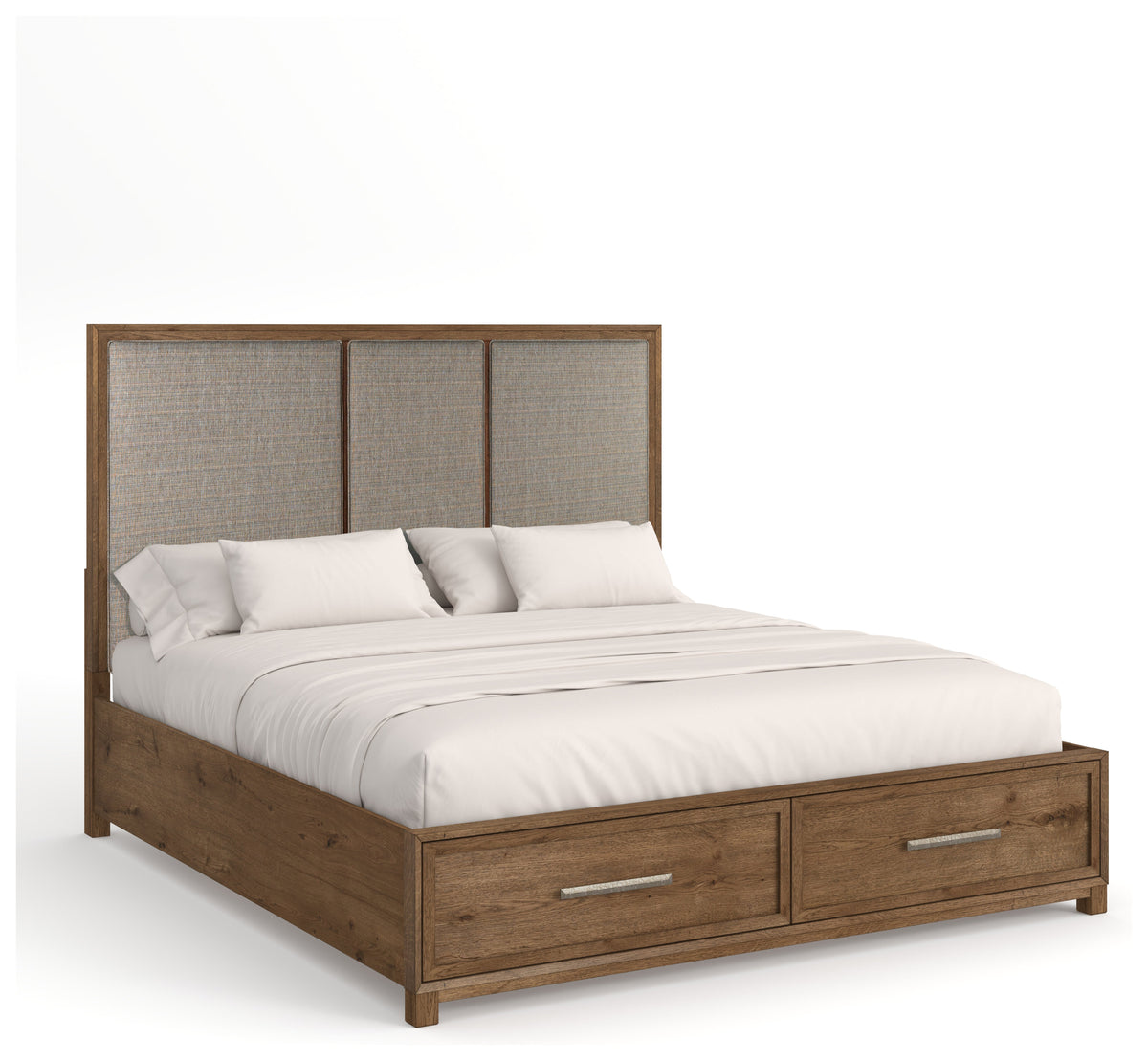 Magnussen Home Laurel Ridge Brown Queen Panel Storage Footboard