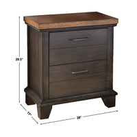 Bear Creek Nightstand Brown