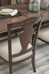 Pulaski Saddle Creek Timber Brown Wood Back Side Chair Two Pack