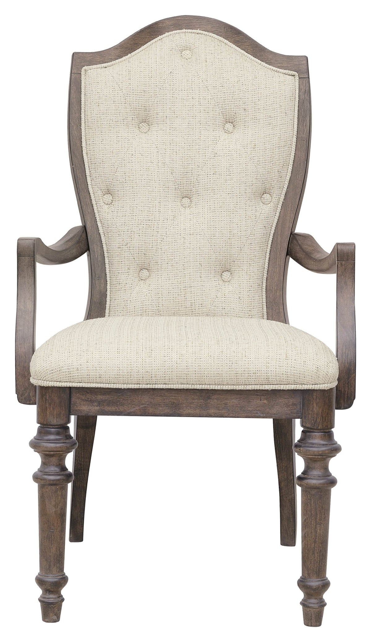 Pulaski Saddle Creek Timber Brown Extendable Leg Dining Table With 8 Upholstered Arm Chairs And Server