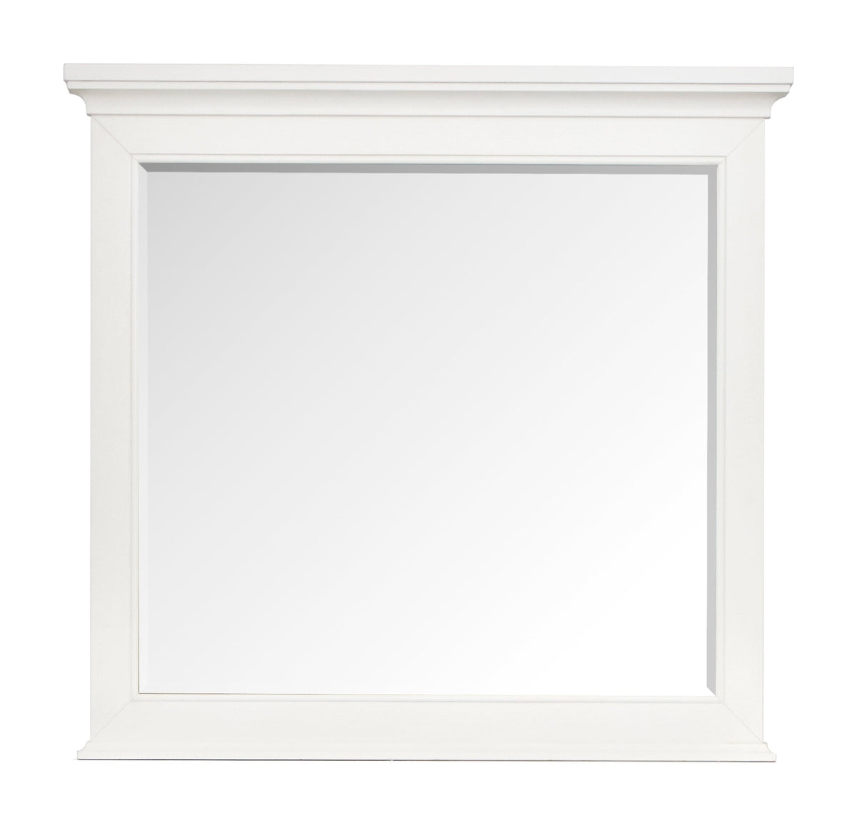 Magnussen Home Juniper Hill Whisper White Landscape Mirror