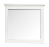 Magnussen Home Juniper Hill Whisper White Landscape Mirror