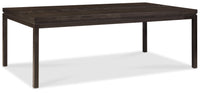 Pulaski Modern Mosaic Brown Leg Dining Table With 6 Arm Chairs And Sideboard
