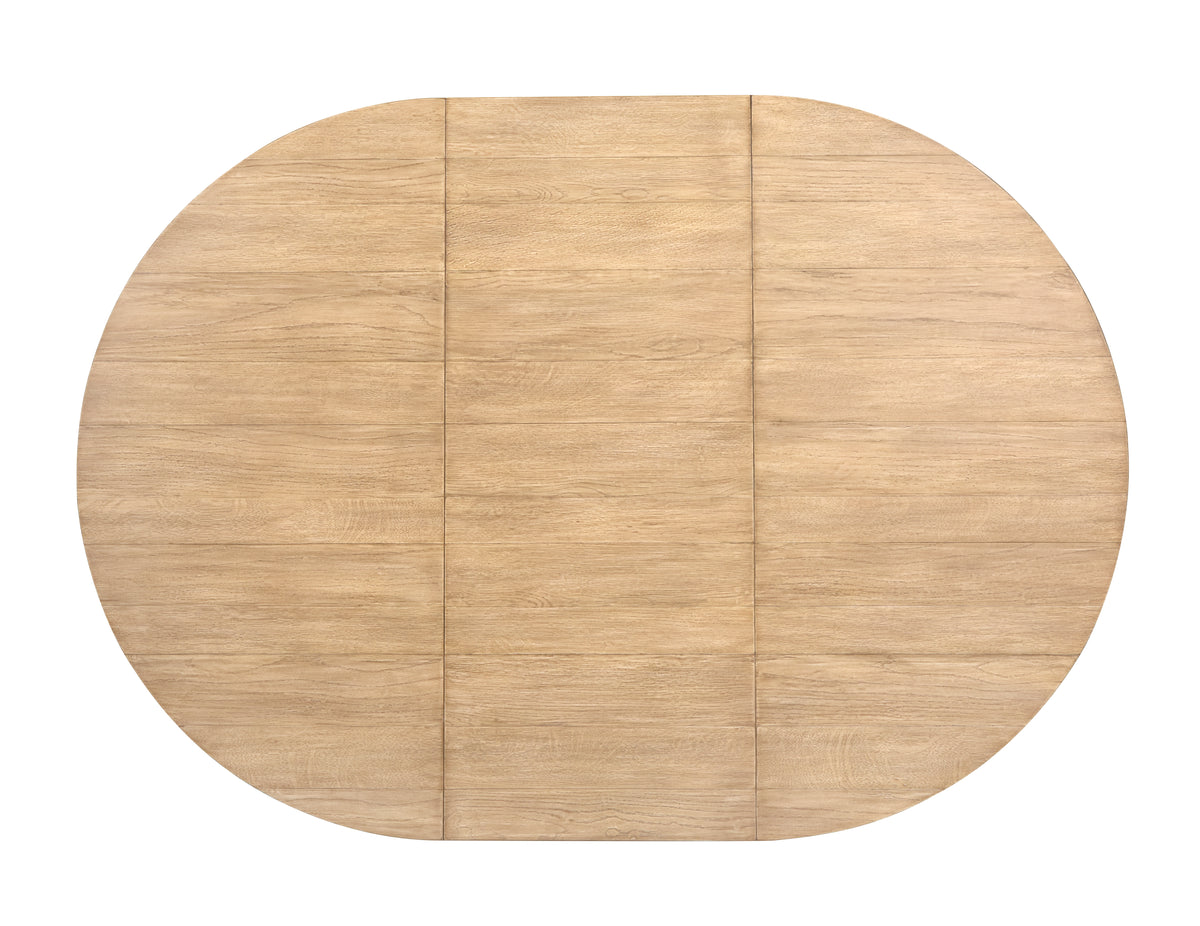 Magnussen Home Coventry Honey Maple Extendable 48" Round Dining Table With 4 Side Chairs And Buffet