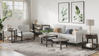 Magnussen Home Hadleigh Black Coffee Bean Shaped Accent End Table