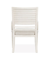 Salt Life Home Echo Isles Sea Pearl And Driftwood Extendable Rectangular Dining Table With 6 Arm Chairs