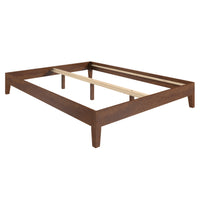 Nix Solid Wood Queen Platform Bed, Natural