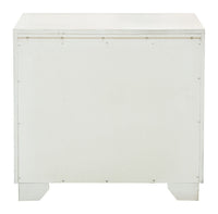 Pulaski Camila Creamy White Queen Upholstered Bed With Nightstand