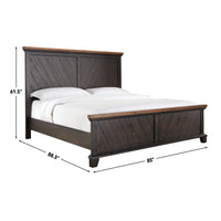 Bear Creek King Bed BrownECOM