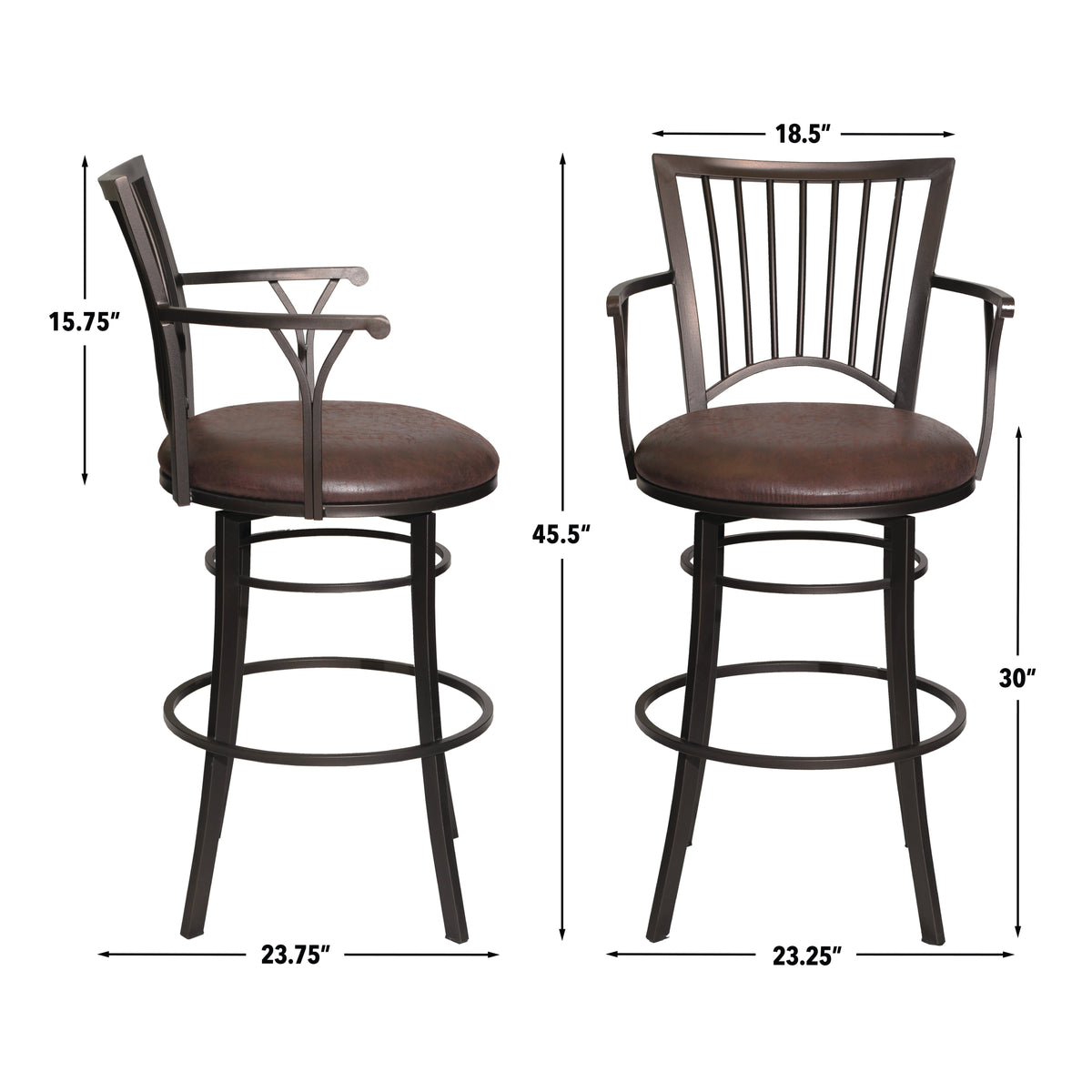 Bayview Swivel Barstool