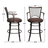 Bayview Swivel Barstool