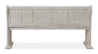 Magnussen Home Bronwyn Alabaster Extendable Rectangular Dining Table With 2 Upholstered Side Chairs And Bench