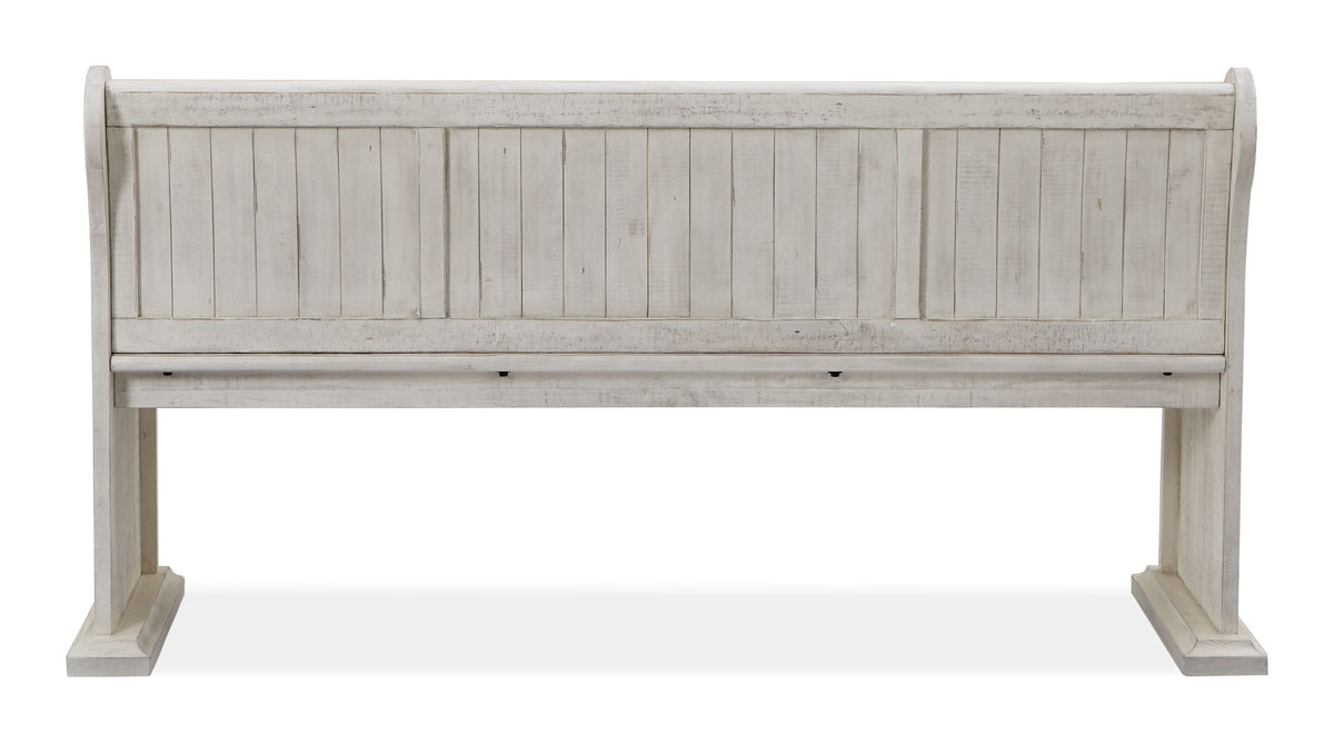 Magnussen Home Bronwyn Alabaster Extendable Rectangular Dining Table With 4 Upholstered Side Chairs Bench Buffet And Dining Cabinet